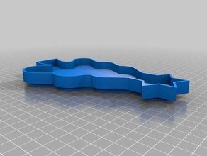 christmas tree maze cookie cutter kitchen dining 3d print model - Mito3D