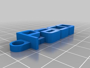 paco keychain organization customized 3d print model - Mito3D