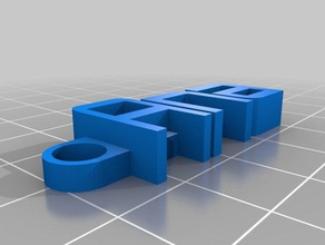 ana llavero organización personalizado 3d print model - Mito3D