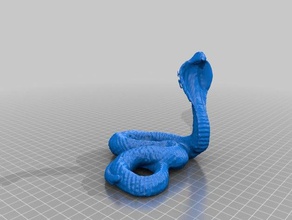 cobra art makerbotdigitizer scansione 3d print model - Mito3D