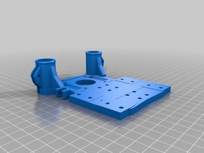 smartrap modified plate embedded bearing mounts 3d printer parts 3d print model - Mito3D