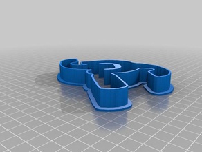 psi cookie cutter kitchen dining customized 3d print model - Mito3D