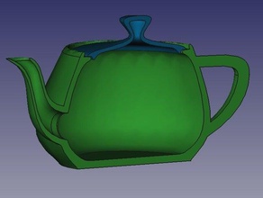 utah teapot signs logos freecad 3d print model - Mito3D