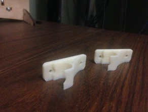 low profile curtain rod bracket household supplies 3d print model - Mito3D