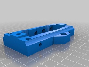 mendel carriage upper parametric other 3d 624 axis bearing openscad reprap stage 3d print model - Mito3D