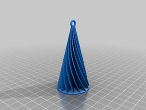 my customized christmas tree number 5 decor 3d print model - Mito3D