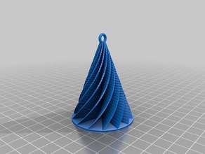 my customized christmas tree number 4 decor 3d print model - Mito3D