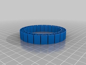 2 bracelets customized 3d print model - Mito3D