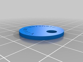 vivian moedas emblemas personalizado 3d print model - Mito3D