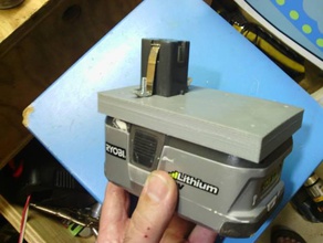 ryobi 18v Akku-adapter-Platte tools 3d print model - Mito3D
