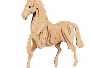 3d-puzzle horse other animal pet pieces 3d print model - Mito3D