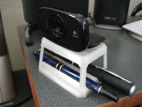 logitech c510 webcam stand computador 3d print model - Mito3D