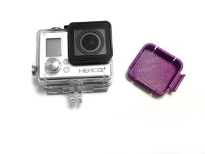 yüksek 3+ siyah lens kapağı esnek klipleri kahraman 3d yazıcı aksesuarlar 3d print model - Mito3D