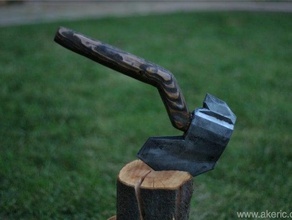 hatchet props axe lumberjack wood 3d print model - Mito3D