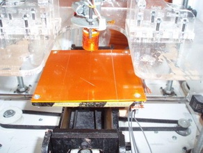 heated build base using fr4 copper clad board 3d printer parts platform bed nichrome 3d print model - Mito3D
