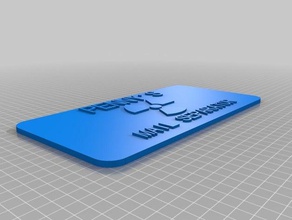 penny signs logos customized 3d print model - Mito3D