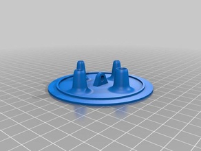 düz sinek tuzağı tepesinde ev 3d print model - Mito3D