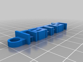 hannah organizzazione personalizzato 3d print model - Mito3D