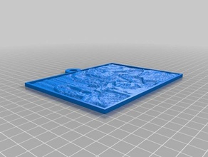 slimed 2d art customized 3d print model - Mito3D