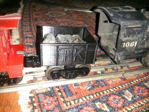 lionel coal train vehicles trains 3d print model - Mito3D