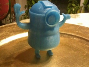 simples blue minion criaturas 3dprinting 3d print model - Mito3D