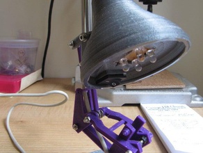 modulo led inserire luxo lampada testa ufficio 3d print model - Mito3D