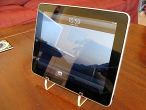 simple ipad stand other acrylic lasercut laser cutter 3d print model - Mito3D