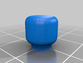 meine angepasste generische lego-kompatibel-Figur den Kopf Bau Spielzeug 3d print model - Mito3D