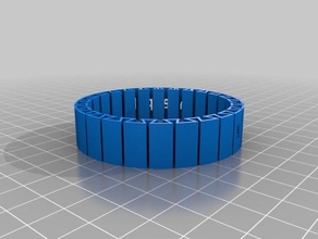 nicki berger bracelet de bande les bracelets personnalisé 3d print model - Mito3D