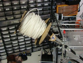 makeshift club-mate filament spool machine tools part rapman reprap upgrade useful 3d print model - Mito3D