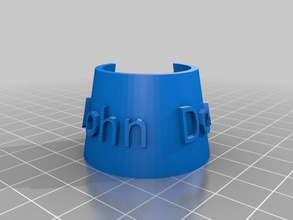 bottle name tag other 3d drink openscad ornament text useful 3d print model - Mito3D