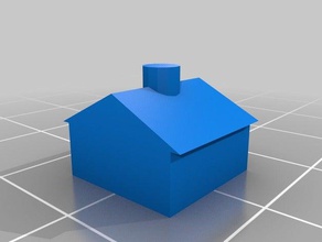 monopoly-house Stücke - Spielzeug Spiel Zubehör 3d print model - Mito3D