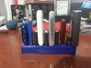 10 usb rack organization desk tidy holder pendrive thumbdrive hub stick 3d print model - Mito3D