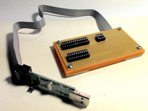 breakoutbox usbasp avr programmer elettronica 3d print model - Mito3D