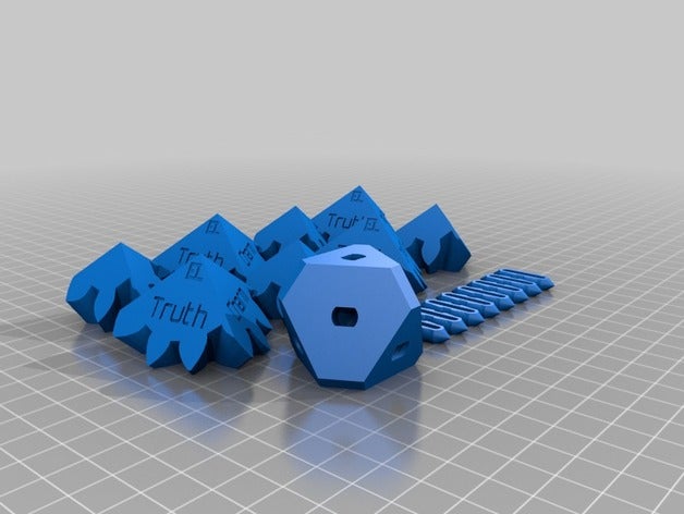 quark cube gears interactive art customized 3D print model - Mito3D