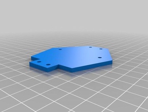 exterior de la placa uña robótica personalizado 3d print model - Mito3D
