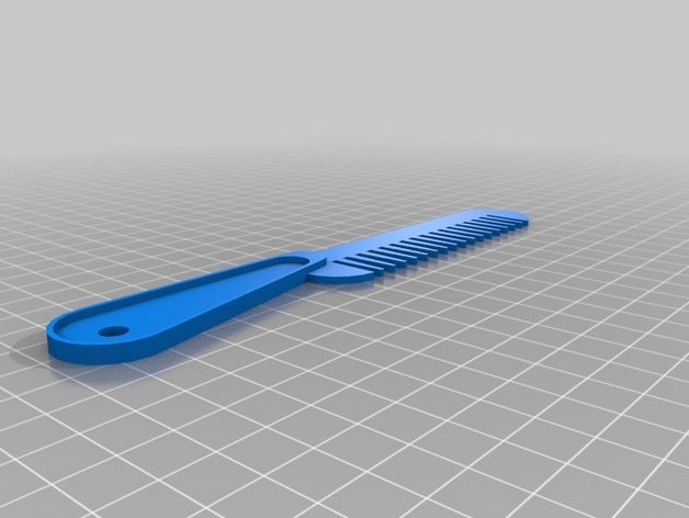 il mio personalizzato peine capelli pettine marco01 accessori 3D print model - Mito3D