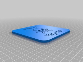 marco profondo i segni loghi personalizzato 3d print model - Mito3D