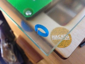 banda de goma telar clips pulseras 3d print model - Mito3D