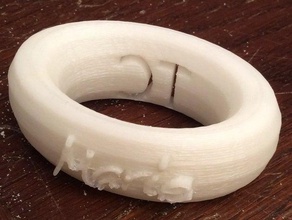 peçete yüzüğü marie mutfak yemek 3d print model - Mito3D