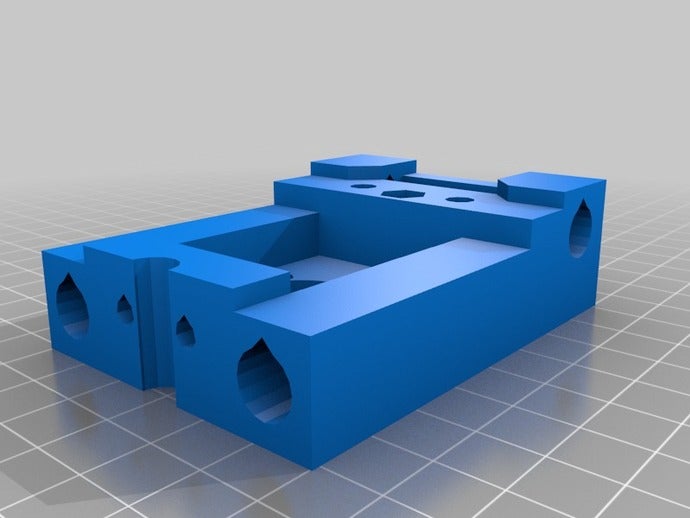 mendel leadscrew base other axis openscad parametric reprap z-axis 3D print model - Mito3D