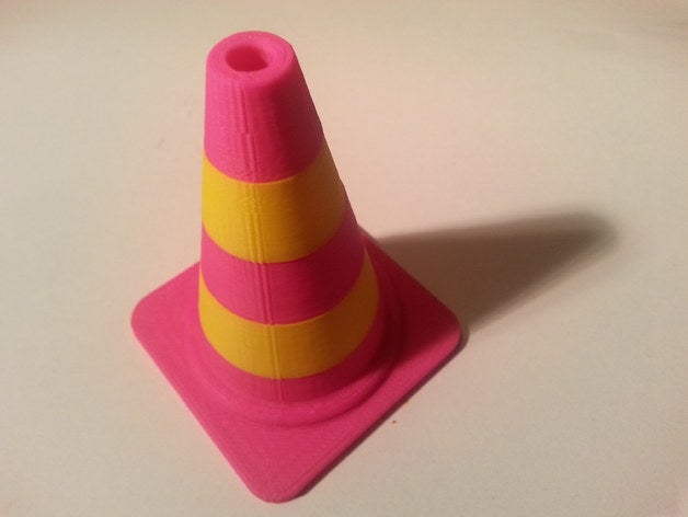 traffic cone dual extrusion other 3D print model - Mito3D