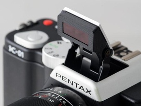 flash filter cover pentax k-01 camera gel 3d print model - Mito3D