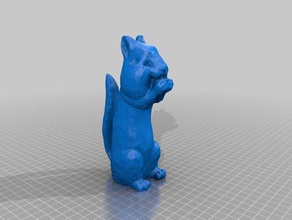 chipmunk art makerbotdigitizer scansione 3d print model - Mito3D