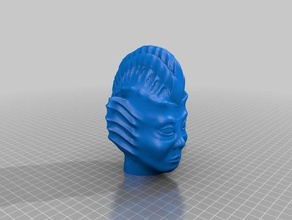 merryl puppet head props 3d print model - Mito3D