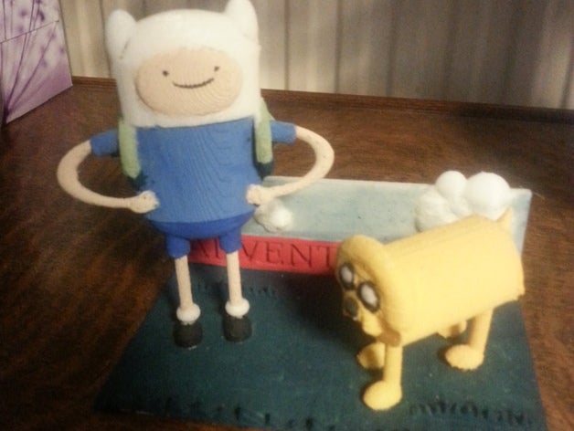 finn jake background animals 3D print model - Mito3D