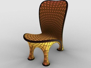 soap bubble chair Dekor minimale Oberfläche parametric 3d print model - Mito3D