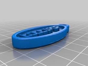 il mio personalizzati portachiavi le monete badge 3d print model - Mito3D