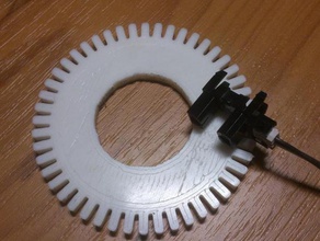 tr / min de la roue machine outils l'électronique tour pic18 3d print model - Mito3D