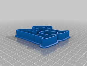14 cortador de biscoito tentativa 5 a cozinha jantar personalizado 3d print model - Mito3D